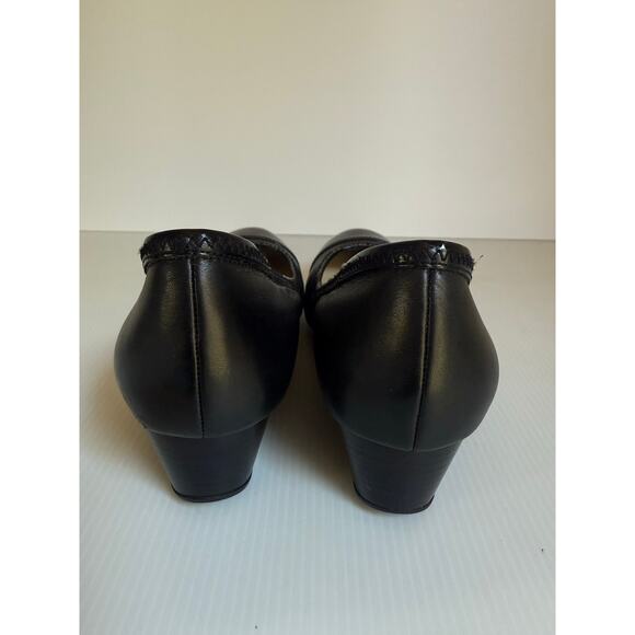 Cole Haan Black Leather Heels - Picture 5 of 10